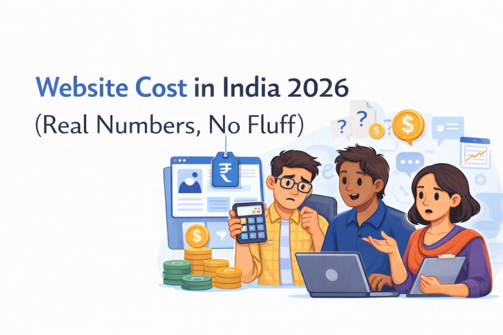 Blog image for How Much Does a Website Cost in India in 2026?